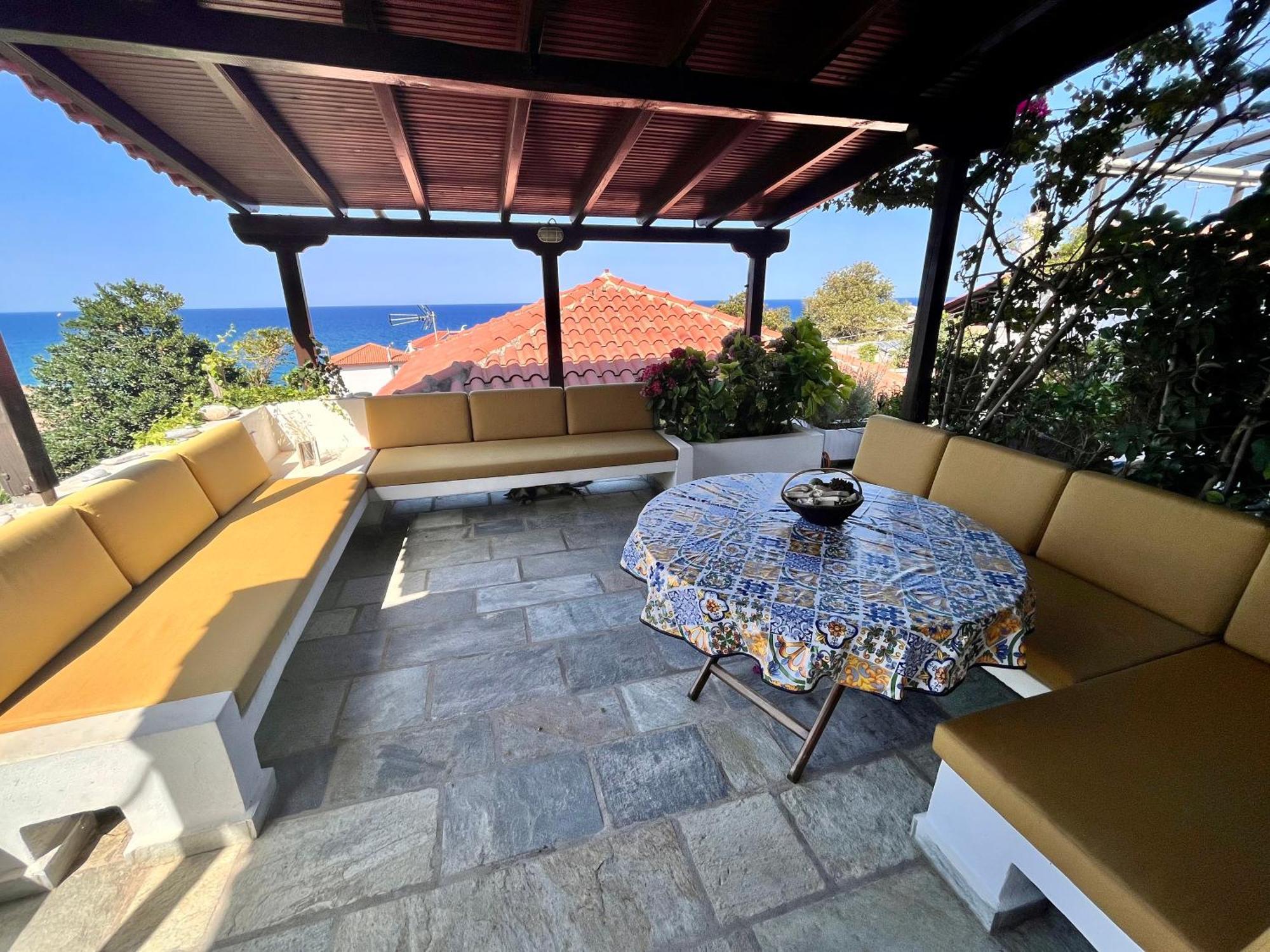 Casa Fagri - Maisonette With Sea View Agios Ioannis  エクステリア 写真